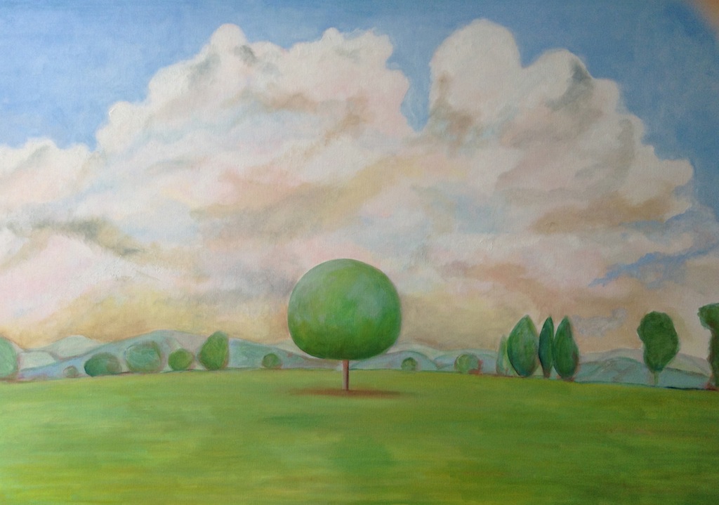 Strom / The Tree / 70 x 100cm / akryl na plátně / acryl on canvas